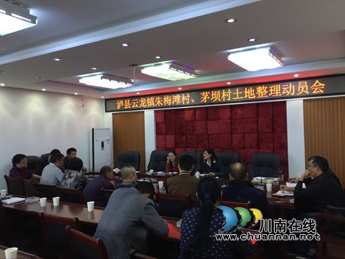 泸县云龙镇召开土地整理动员会(图2)