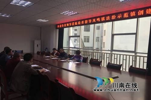 合江县县级法治示范乡镇检查验收(图1)