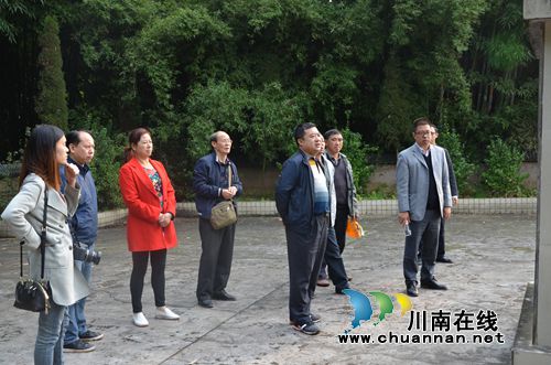 中央党史研究室专家考察纳溪上马镇红色遗址(图1)