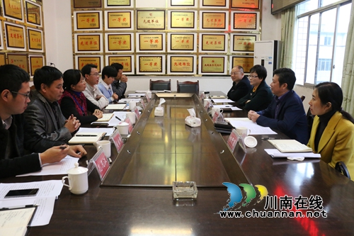 泸县领导到潮河镇调研镇域全面工作(图1)