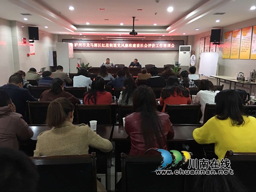 红星街道召开党风廉政建设社会评价工作培训会(图1)
