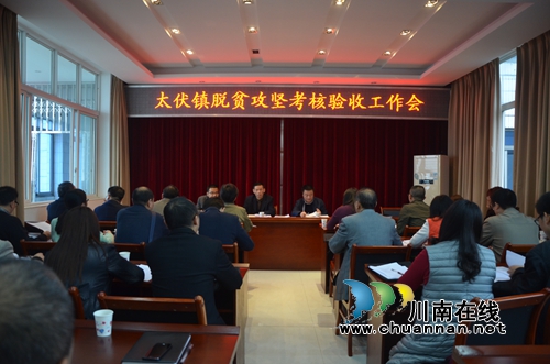 泸县脱贫攻坚检查组到太伏镇开展考核验收工作(图1)