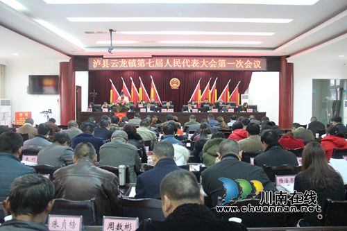 泸县云龙镇第七届人民代表大会第一次会议胜利召开(图1)