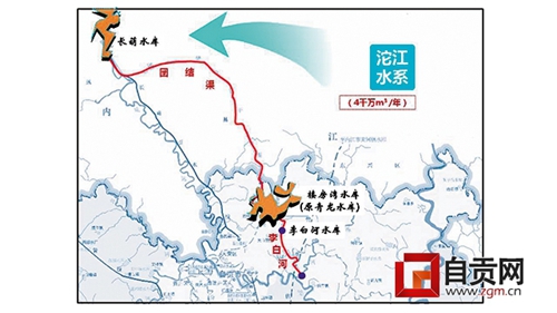 自贡拟投资百亿 新建8条河打造“南国水乡”(图3) 自贡拟投资百亿 新建8条河打造“南国水乡”(图3)
