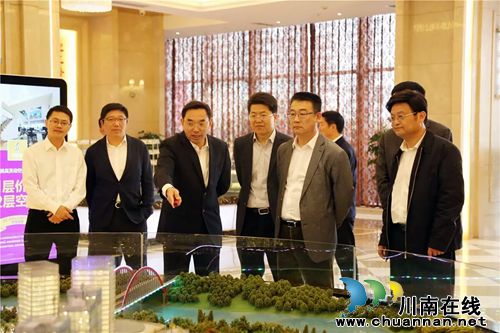 王雁飞调研泸州金融商业中心（佳乐世纪城）(图1)