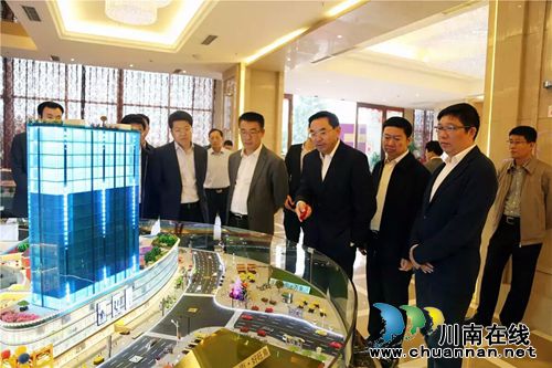 王雁飞调研泸州金融商业中心（佳乐世纪城）(图2)