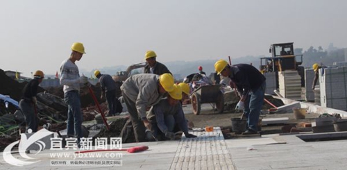 宜宾:宽99米金沙江大道(一期)月底通车(图4) 宜宾:宽99米金沙江大道(一期)月底通车(图4)