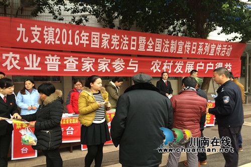 合江九支镇开展“12.4”宪法日暨全国法制宣传日活动(图2)