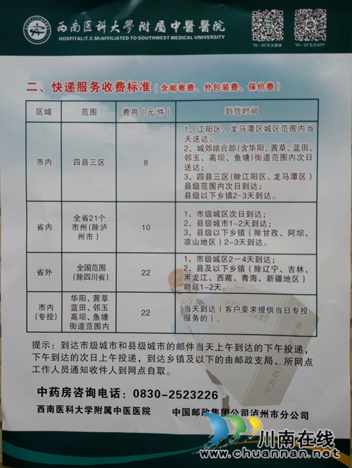 西南医大附属中医院开通中药快递上门服务(图11)