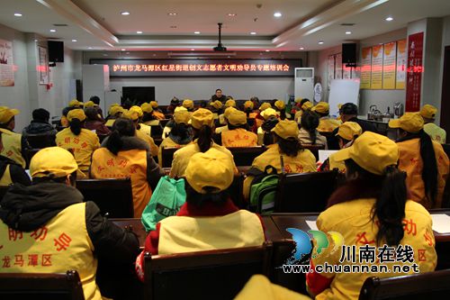 红星街道召开创文志愿者、文明劝导员专题培训会(图2)