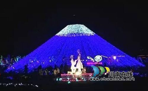 泸州首届炫彩灯光节美呆了！敞开心扉表白女神(图17)