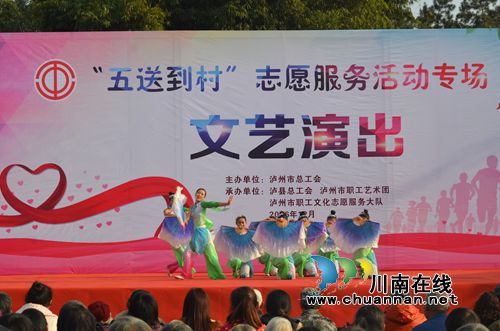 泸州市总工会“五送到村”活动走进泸县型家村(图4)