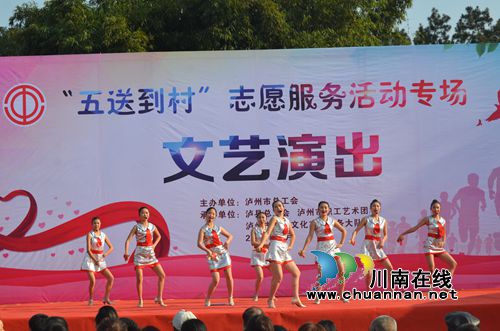 泸州市总工会“五送到村”活动走进泸县型家村(图3)