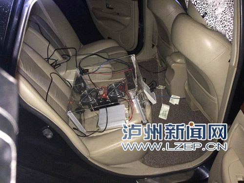 泸州查获两车载“伪基站” 3小时发上万条短信(图1) 泸州查获两车载“伪基站” 3小时发上万条短信(图1)
