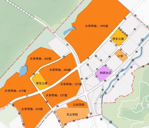 一期6平方公里4组团 宜宾临港大学城控规出炉(图3) 一期6平方公里4组团 宜宾临港大学城控规出炉(图3)