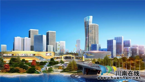 换个角度看泸州的金融商业中心&nbsp;美丽得无与伦比(图1)