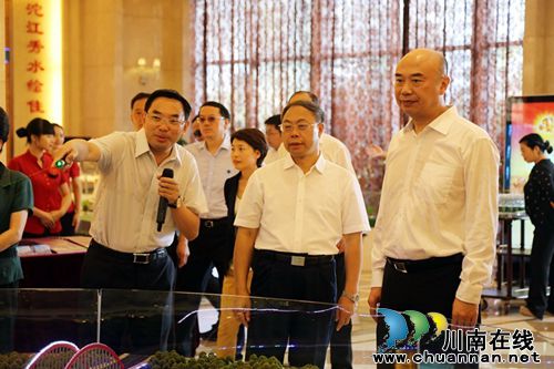 四川省委全委会视察省重点项目泸州金融商业中心(图3)