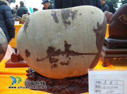 以石会友!350枚奇石亮相合江长江奇石展(图5) 以石会友!350枚奇石亮相合江长江奇石展(图5)