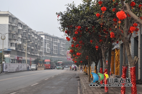 泸州纳溪上马镇：挂灯笼迎新春(图4)