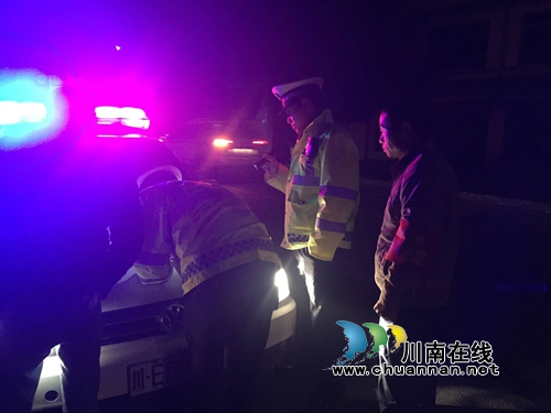 龙马潭区特兴镇春节期间开展夜间巡逻行动(图1)