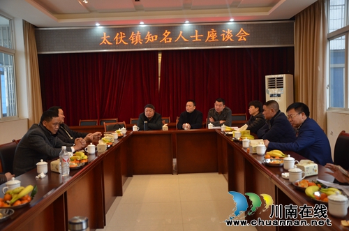 泸县太伏镇召开知名人士座谈会(图1)