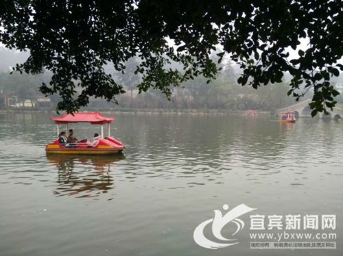 新春佳节&nbsp;宜宾各公园景点人气爆棚(图2)