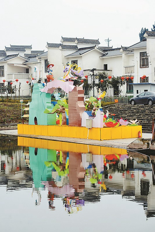 “造”出一小灯会&nbsp;内江威远小村庄相中大产业(图1)