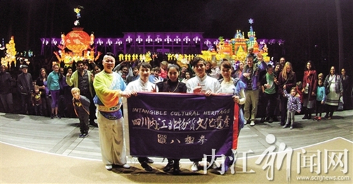 “内江功夫”蜀八极拳走进美国(图2)