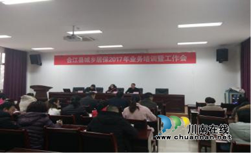 合江县安排部署2017年城乡居保工作(图1)