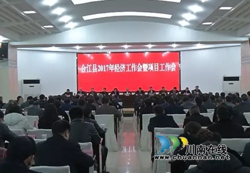 合江县召开2017年经济工作会暨项目工作会(图1)