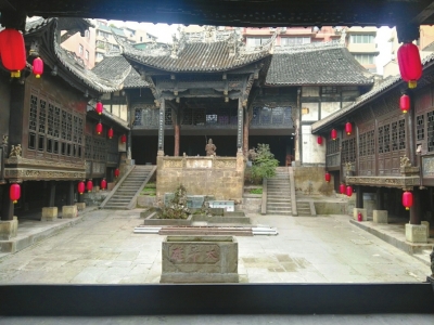 自贡"国保"张爷庙&nbsp;将建本土文化特色图书馆(图1)