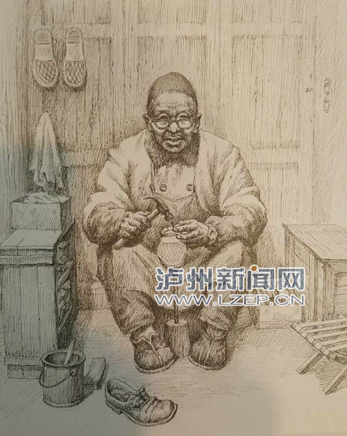 200幅作品!泸州画家将童年游戏“搬”入画里(图2) 200幅作品!泸州画家将童年游戏“搬”入画里(图2)