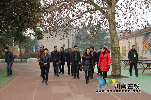 泸县教育局到太伏镇检查学校开学工作(图1)