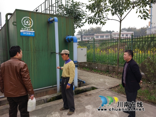 江阳区环保局开展污水处理站督查工作(图1)