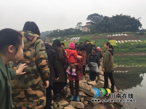 泸州合江:发现罕见1米长野生娃娃鱼 众人放生(图7) 泸州合江:发现罕见1米长野生娃娃鱼 众人放生(图7)