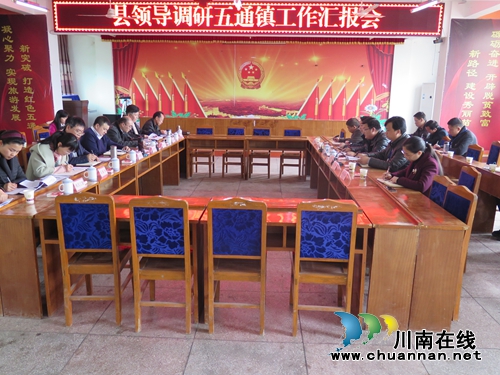 合江县县长胥兴贵率队到五通镇调研(图2) 合江县县长胥兴贵率队到五通镇调研(图2)