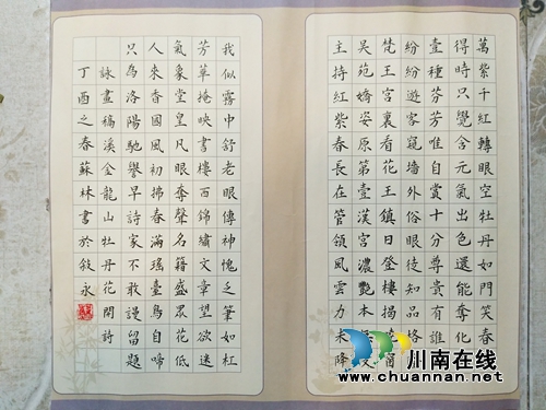 泸州叙永：女子书法书写新时期巾帼风采(图2)