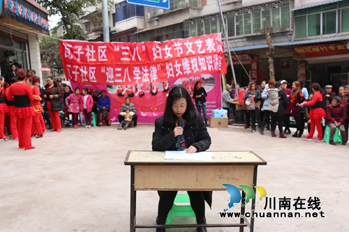 泸县潮河司法所开展妇女维权知识讲座(图1)