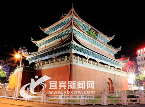 宜宾标志性建筑大观楼修缮 暂停开放一个月(图2) 宜宾标志性建筑大观楼修缮 暂停开放一个月(图2)