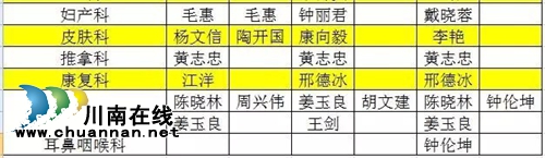 西南医大中医院清明节期间门诊时间安排(图4) 西南医大中医院清明节期间门诊时间安排(图4)