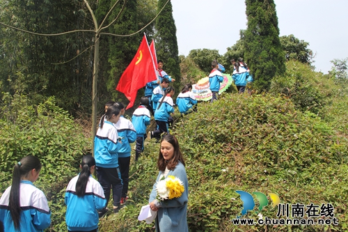 泸县云龙镇开展清明祭英烈扫墓活动(图5)