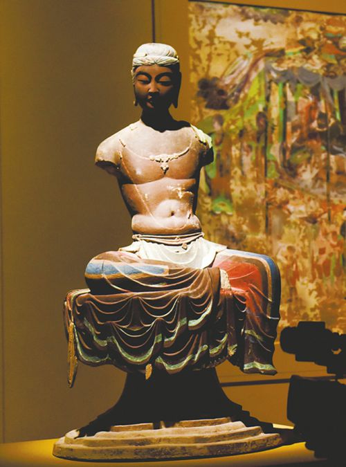 敦煌艺术大展今日闭幕 三个多月105万人次观展(图1) 敦煌艺术大展今日闭幕 三个多月105万人次观展(图1)