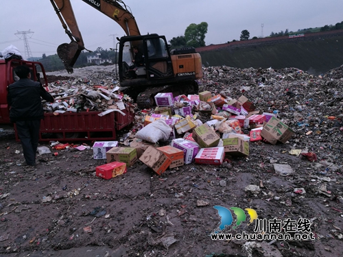 合江县集中销毁一批不合格食品药品(图2)