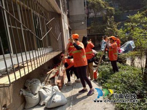 红星街道：开展安置小区环境专项治理行动&nbsp;助力创文功坚(图1)