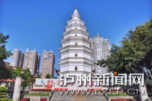 泸州报恩塔修复主体工程完工 或本月中旬开放(图1) 泸州报恩塔修复主体工程完工 或本月中旬开放(图1)