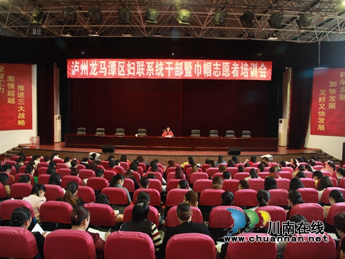 龙马潭区妇联干部培训&nbsp;发挥巾帼力量(图1)