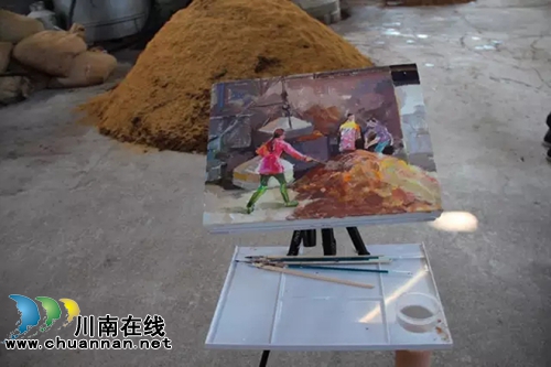 泸州美协采风团首次走进仙潭酒厂(图10)