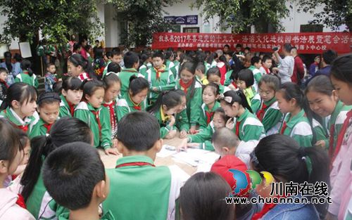 叙永县：喜迎党的十九大&nbsp;法治书法进万家(图3)