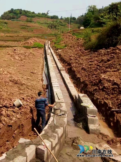 纳溪区龙车镇：抢修水利助春耕(图1)