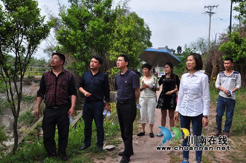 省农业厅到泸县调研机电提灌站信息化建设工作(图1)
